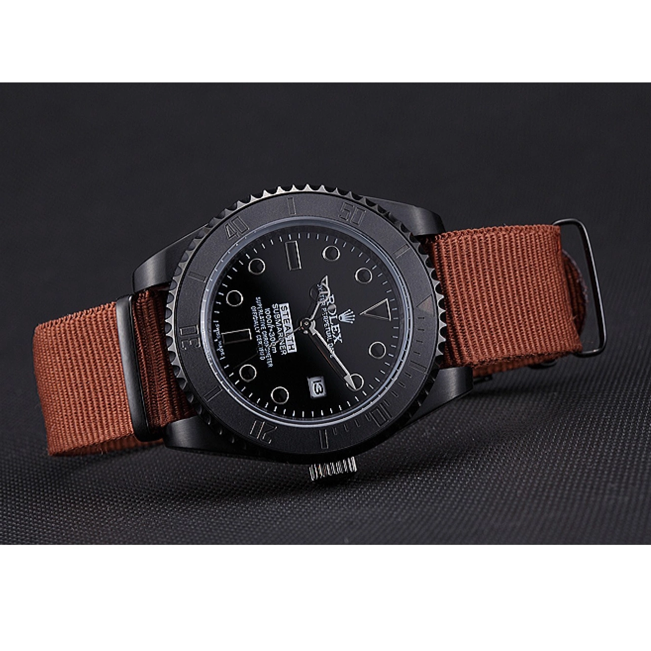 Best AAA Replica Sites Stealth Rolex Submariner 621997 Brown 0719
